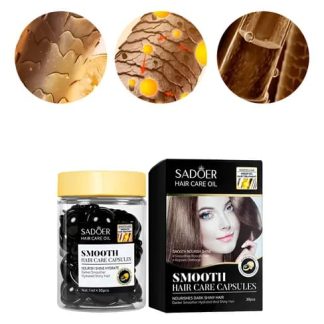 Capsulas de aceite para el cuidado del cabello Smooth Hair Care Oil