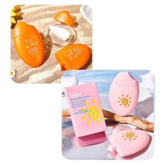 Bloqueador Sunscreen y Protector Solar Naraja
