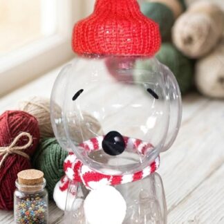 Vaso de snoppy con gorrito
