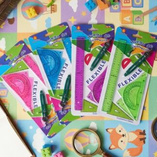 Juego de geometría flexible