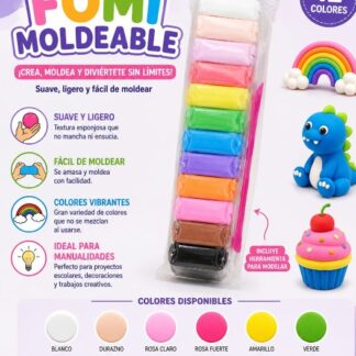 Fomi moldeable de 12 piezas