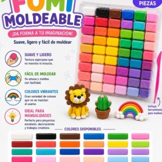 Paquete de 36 piezas de fomi moldeable