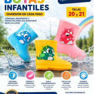 Bota para lluvia infantil