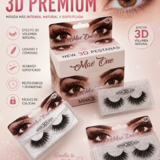Pestañas 3D $8pieza $80docena
