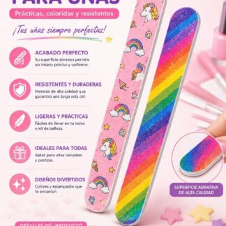 Lima para uñas delgada