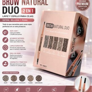Lapiz de cejas 2 en 1