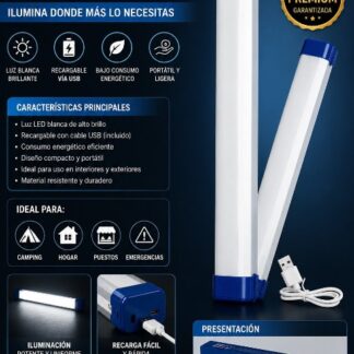 Lámpara LED recargable