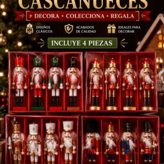 Paquete de 4pz de soldado cascanueces