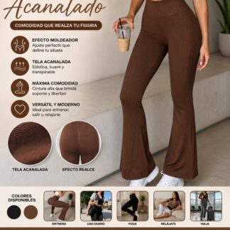 YJ2096 Leggins acanalado