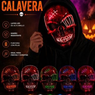 Mascara De calavera LED